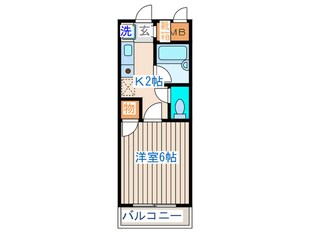 アクティブパレス－カラフル－の物件間取画像